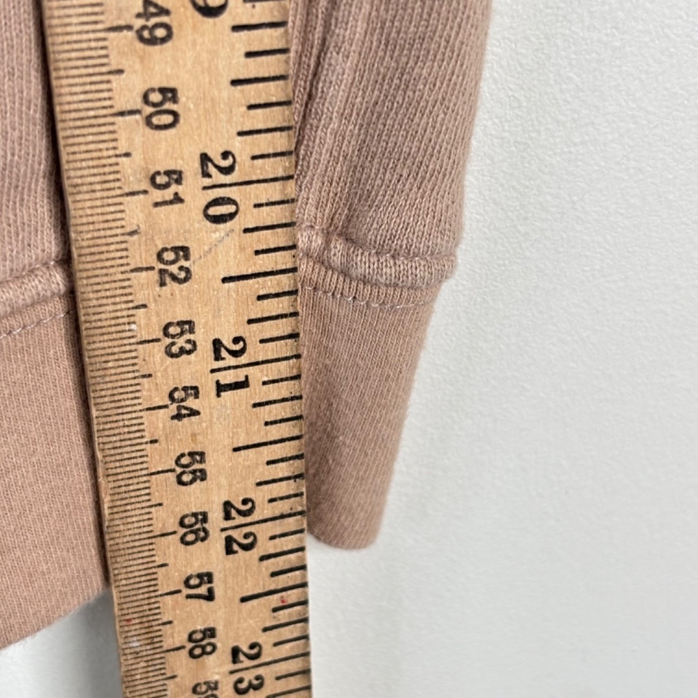 Parachute Crewneck Sweatshirt S 100% Organic Cotton Beige Quiet Luxury USA READ - Picture 11 of 12